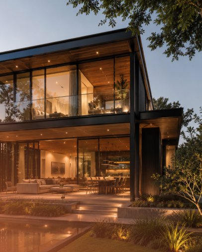 Casas em Estrutura Metálica